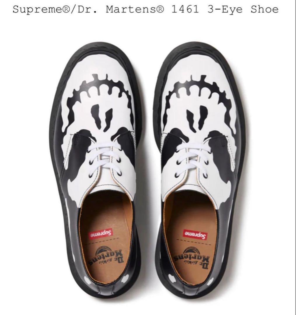 靴 Supreme Dr.Martens 1461 Skull 3 Eye 26cm