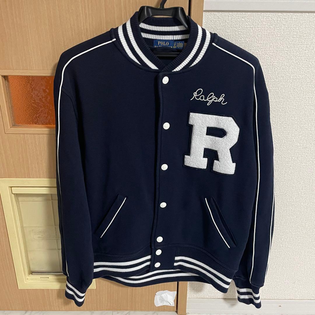 Polo Ralph Lauren フリース スタジアムジャケット　スタジャン