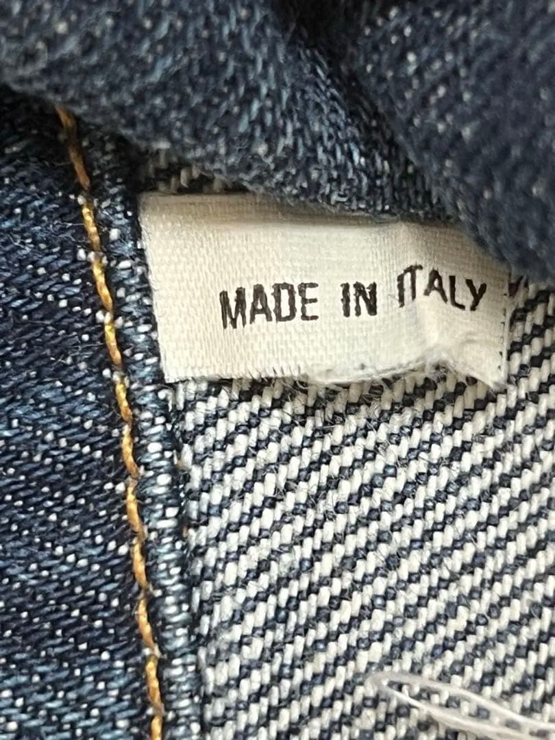 90s 本人期　イタリア製　HELMUTLANG ロングアーム デニムジャケット