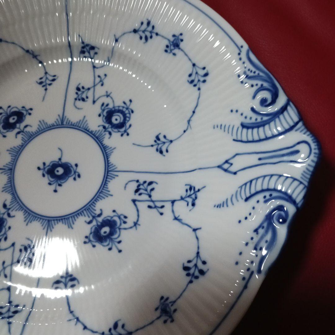新品　ロイヤルコペンハーゲン　ブルーフルーテッド　陶磁器大皿 廃盤品
