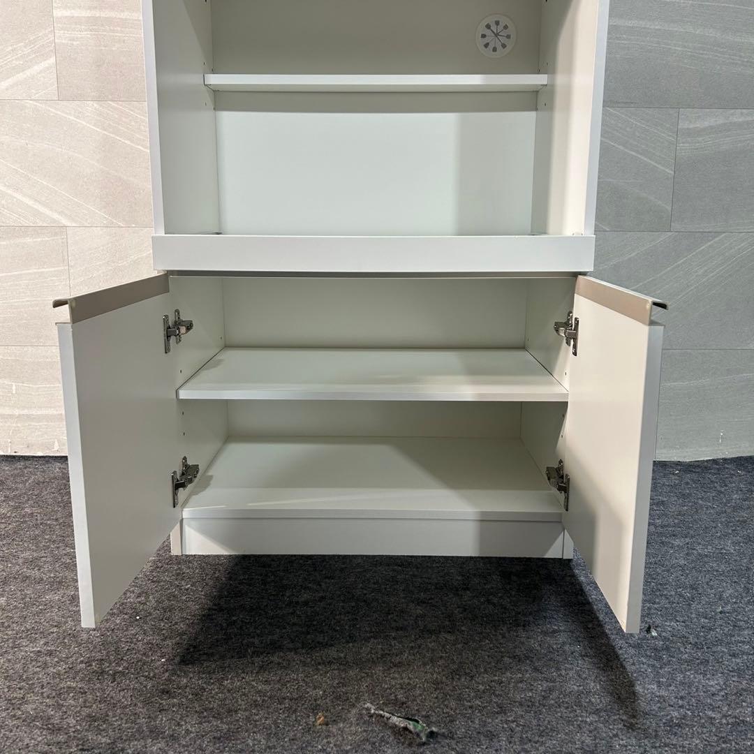 NITORI 食器棚 レンジ台 キッチンボード 60cm フォルムN d3801