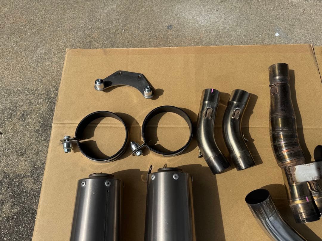 TTS デュアルレーシングマフラー Ninja250 250R フルエキ