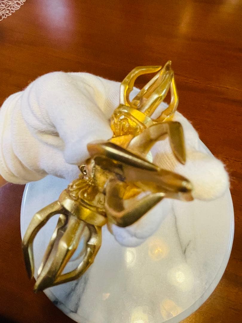 即日発送 チベット密教新品 カツマ 羯磨 十字 金剛杵 ダブルドルジェ 210g