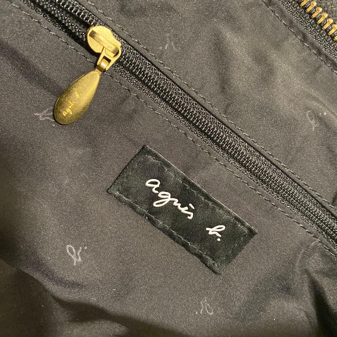 アニエスベー【美品】ショルダーバッグ2wayロゴチャーム