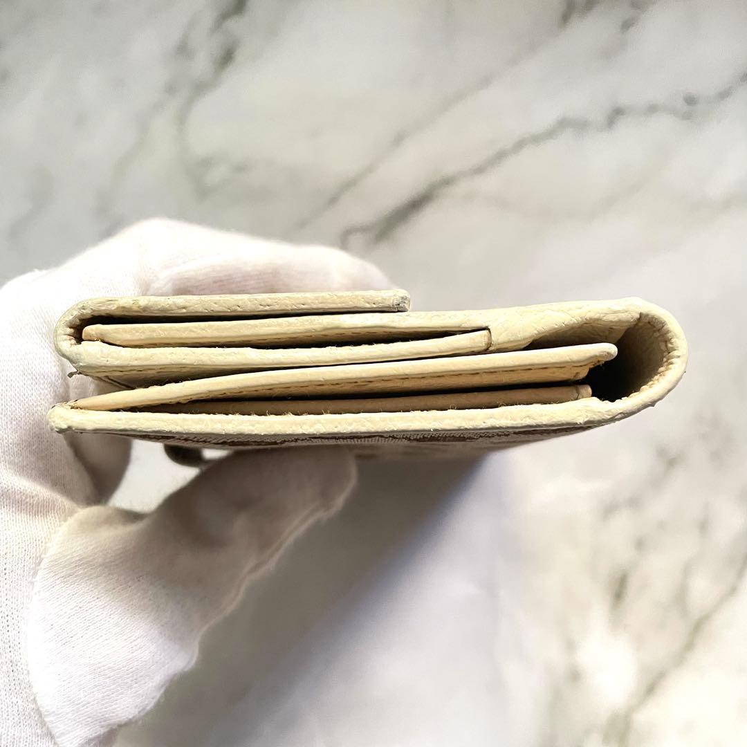 グッチ　長財布　GGキャンバス　ロゴプレート　Wホック　0111-①