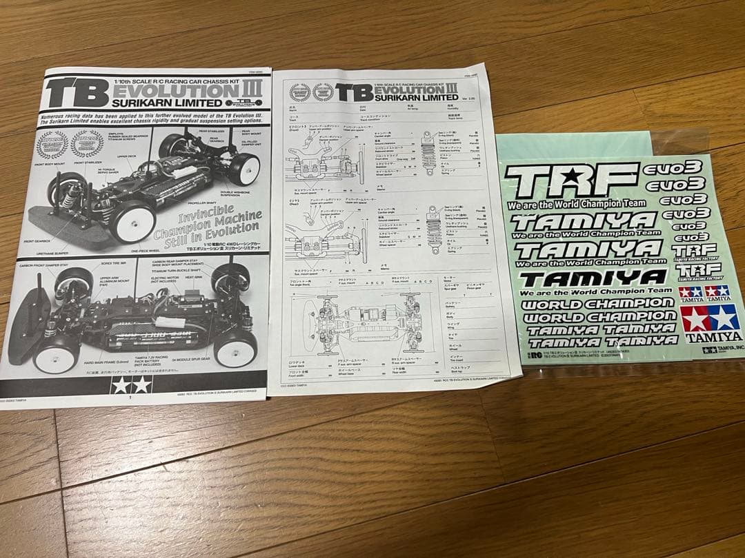 TBEvolutionIII 1/10スケールRCカーキットスリカーンリミテッド