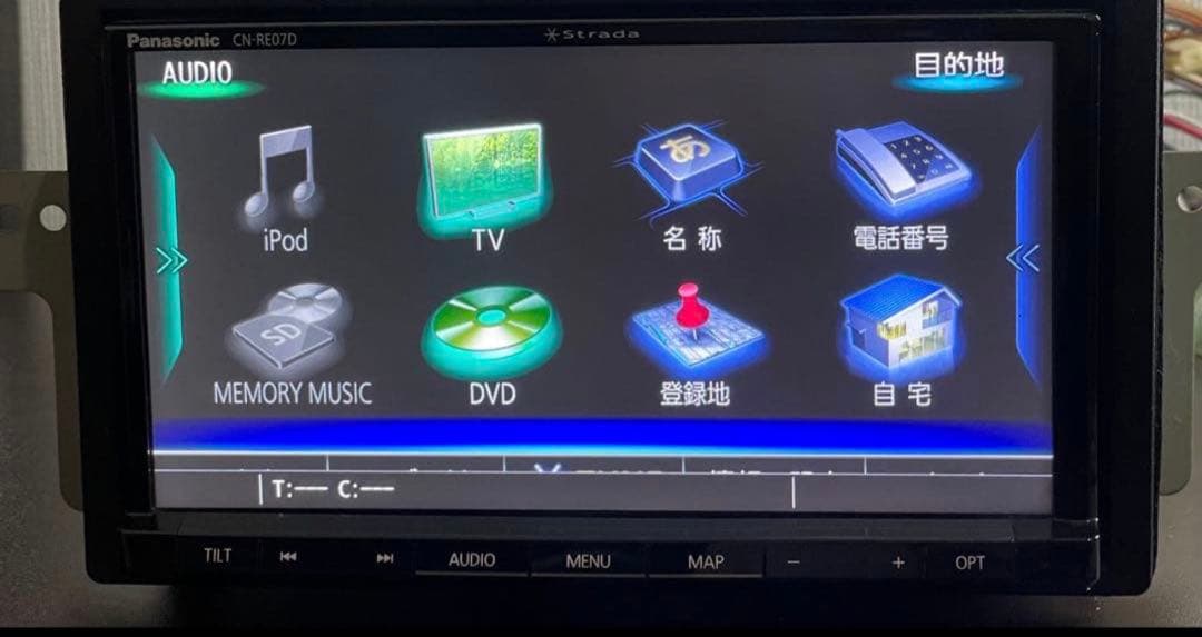 カーナビ PANASONIC CN-RE07D