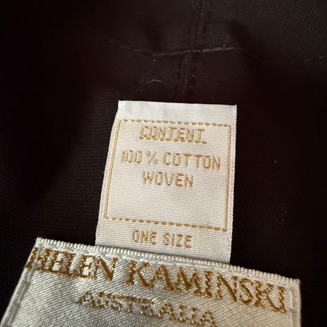 ヘレンカミンスキー HELEN KAMINSKI リボンコットンハット