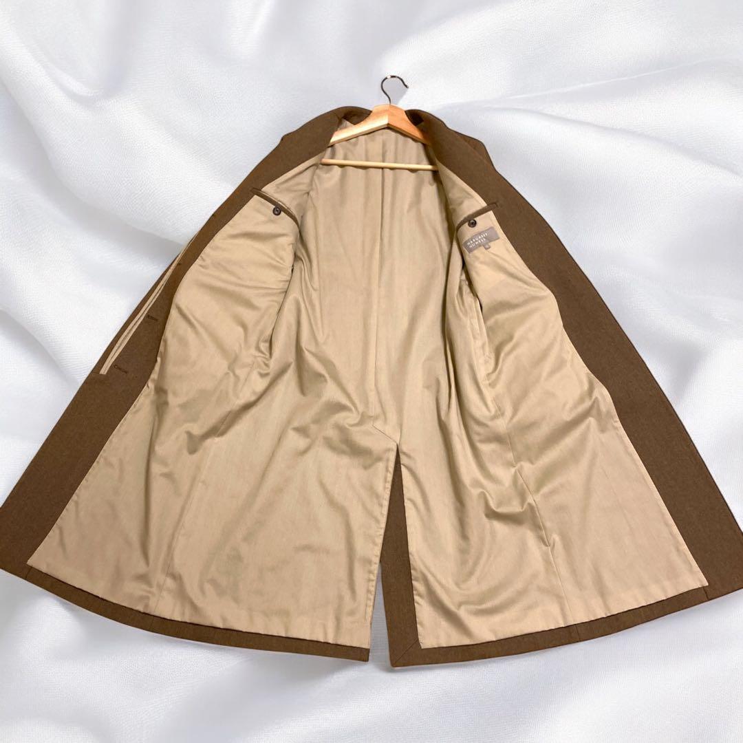 【極美品】　マーガレットハウエル　チェスターコート　比翼　ウールコート　ロング