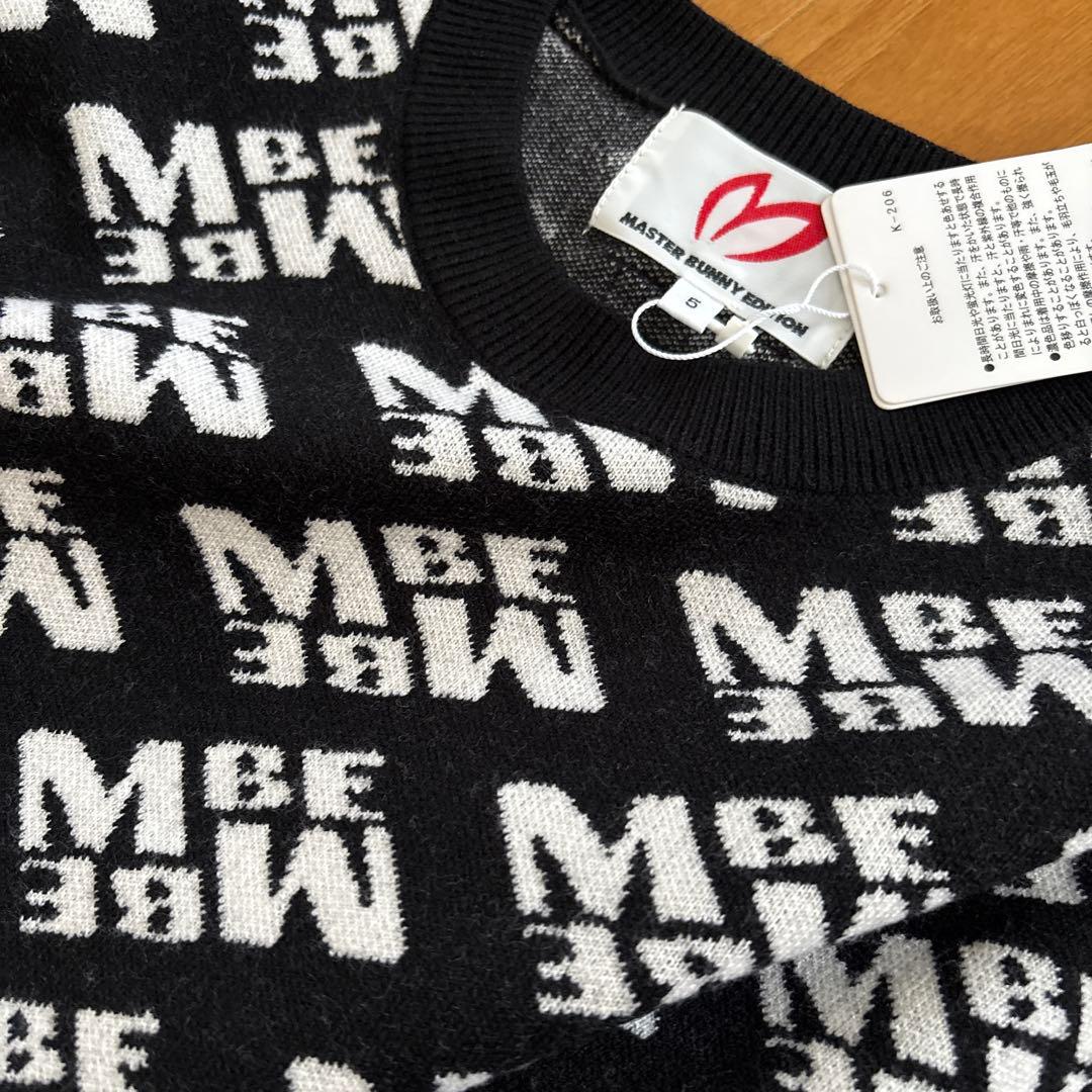 マスターバニー　MBE総ロゴ ウールクルー ネックニットプルオーバー　ニット★5
