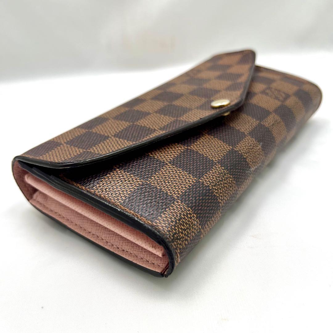 みなこ884 ルイヴィトン ダミエ ポルトフォイユサラ ローズバレリーヌ