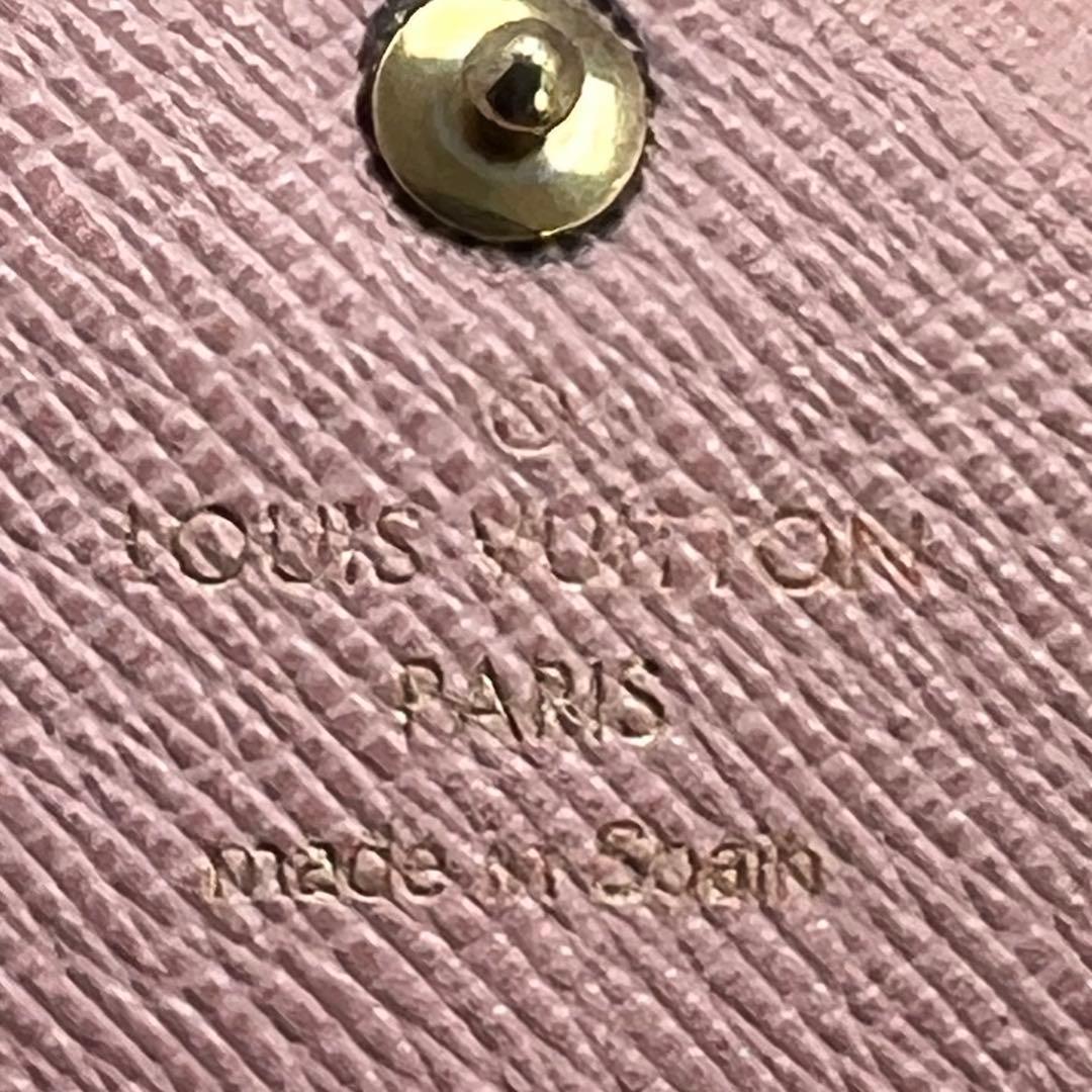 みなこ884 ルイヴィトン ダミエ ポルトフォイユサラ ローズバレリーヌ