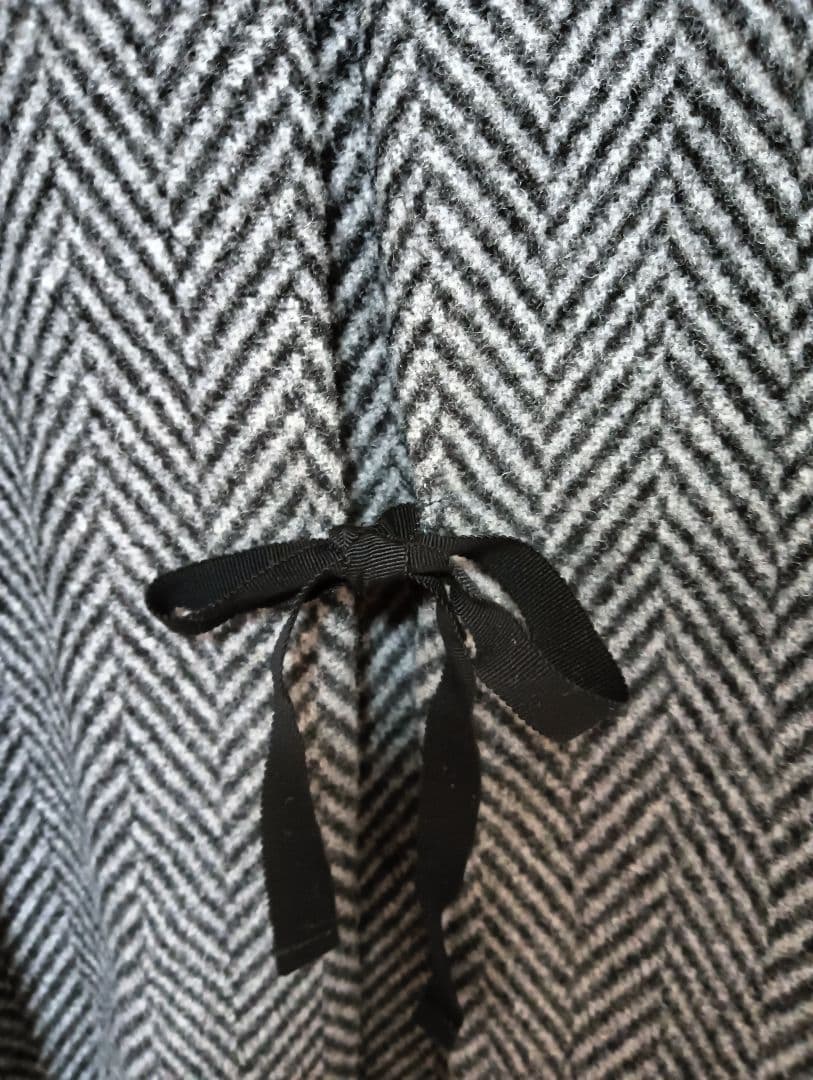 Malle (マル）ヘリンボーンジャケット グレー M