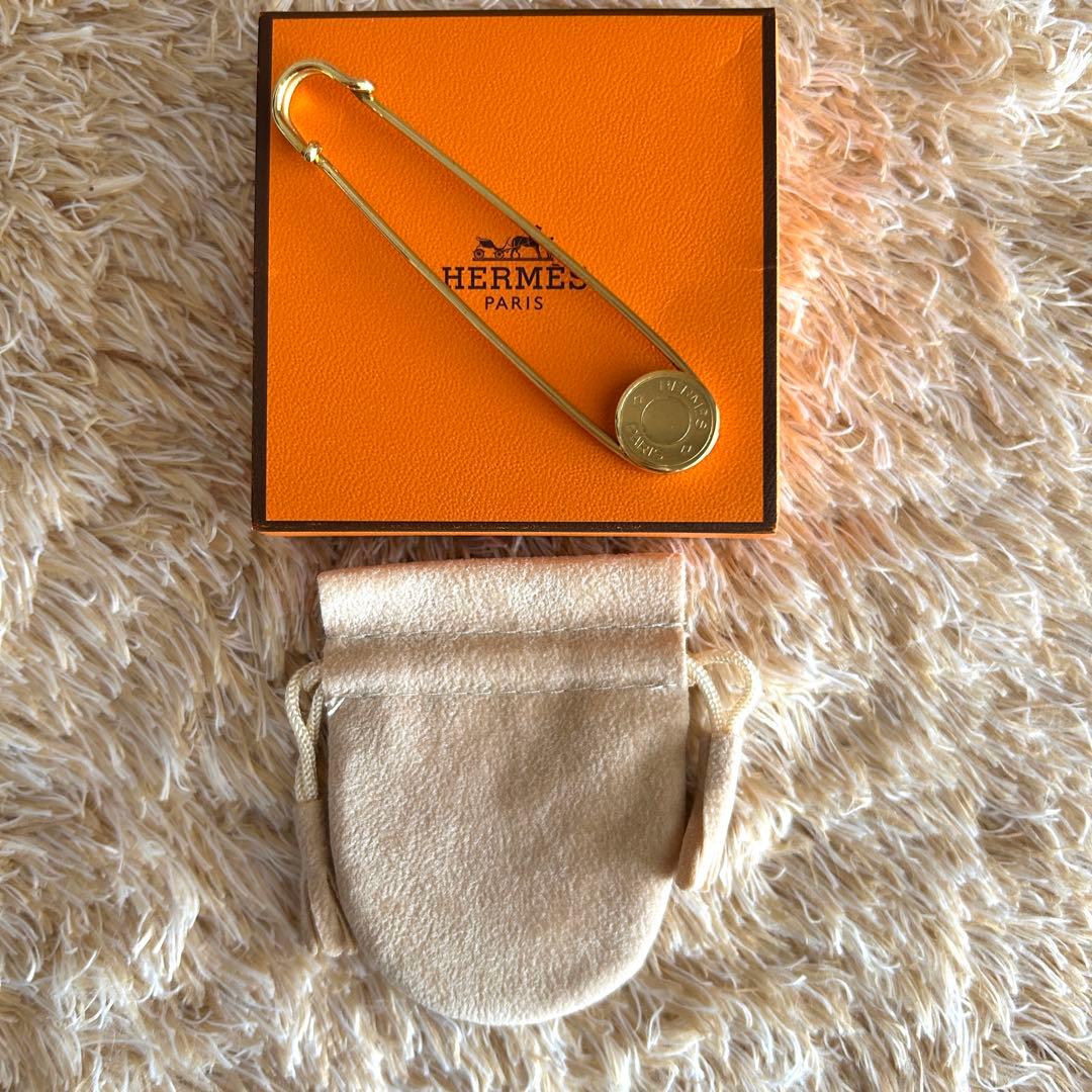 【専用品】エルメス ピン ブローチ チャーム ゴールド