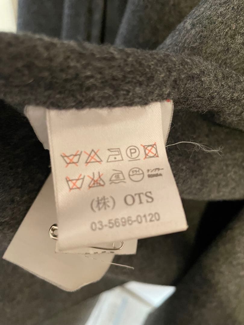 Vivienne Westwood 変形　ポンチョ　カシミヤ混　フードファー