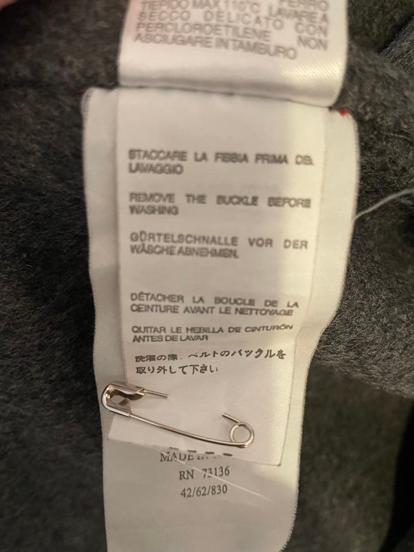 Vivienne Westwood 変形　ポンチョ　カシミヤ混　フードファー