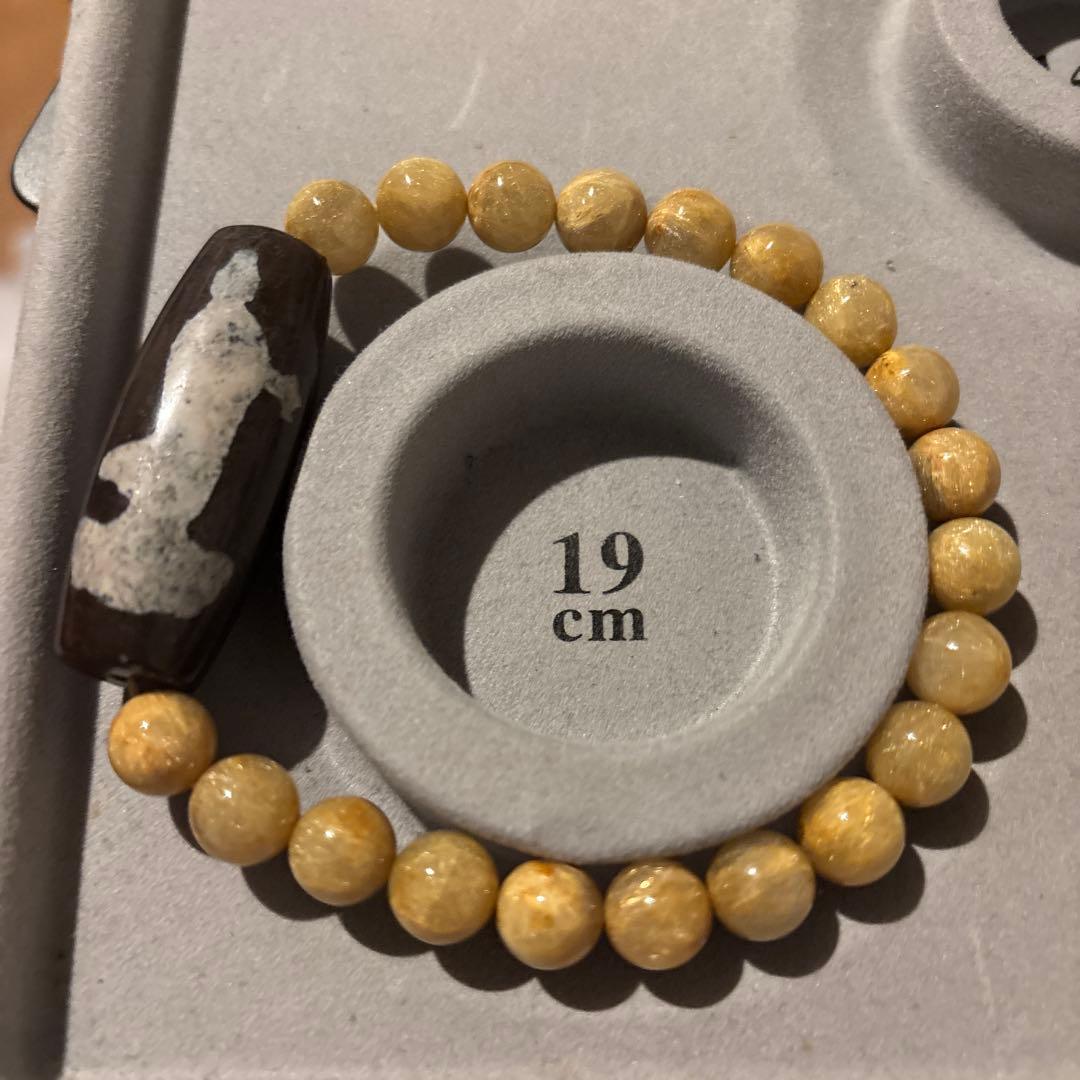 朱砂観音天珠様と密集ゴールドルチル