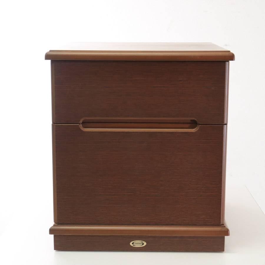 シモンズ ナイトテーブル ベッドサイドテーブル チェスト 引き出し2段