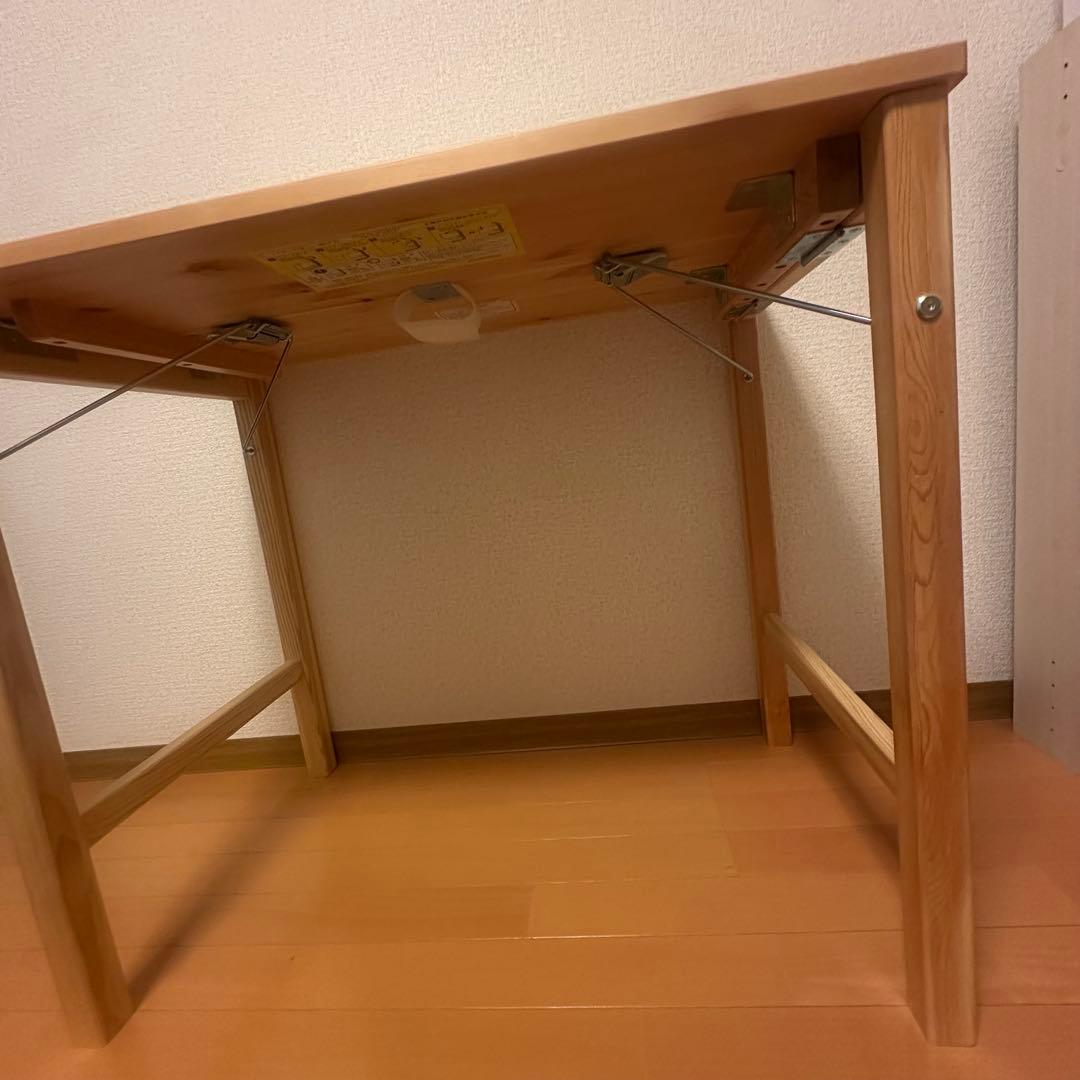 無印良品 折りたたみ テーブル パイン材