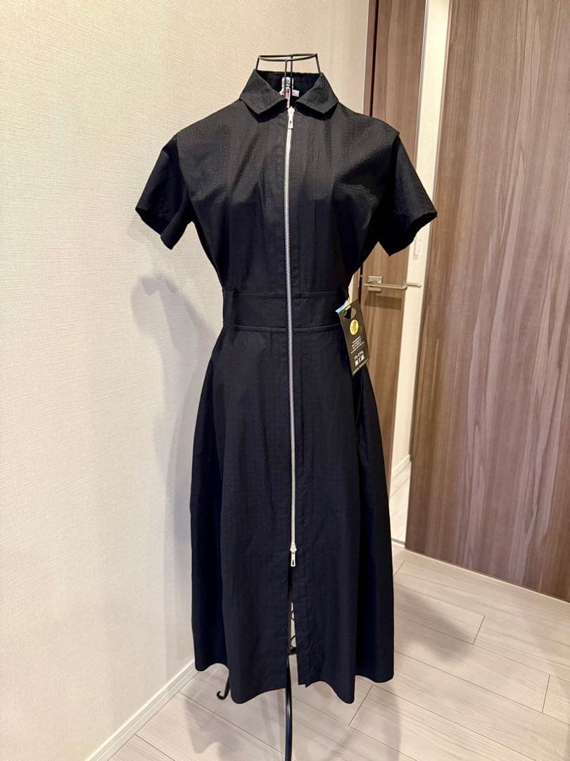 最終価格　新品同様　モザイクジップアップワンピース　2024AW 34 エルメス