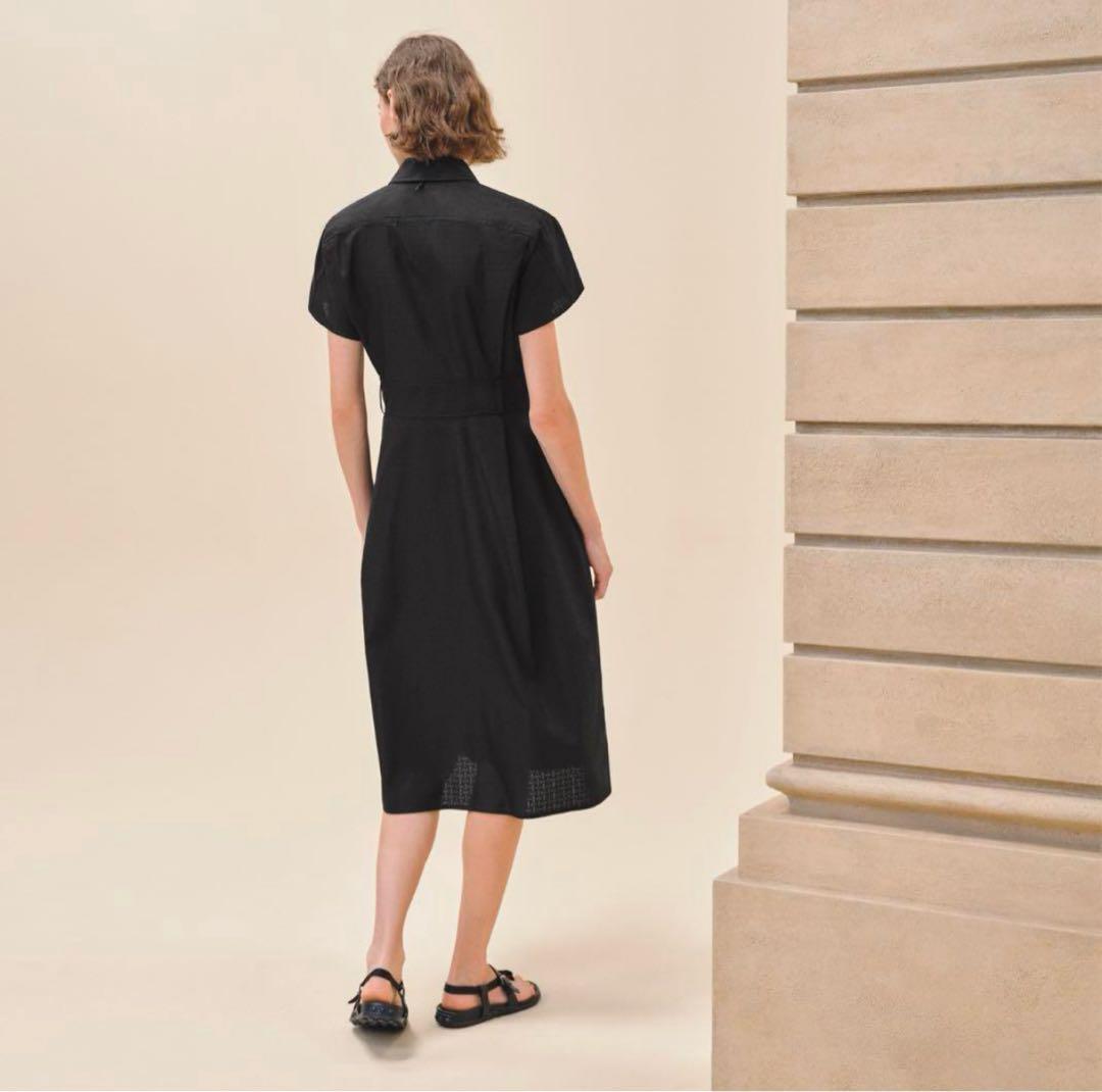 最終価格　新品同様　モザイクジップアップワンピース　2024AW 34 エルメス