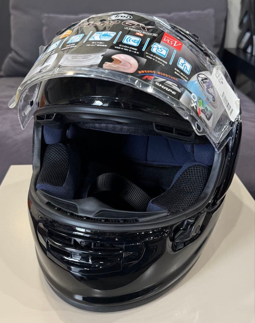 美品★Arai★Astro GX★グラスブラック★L