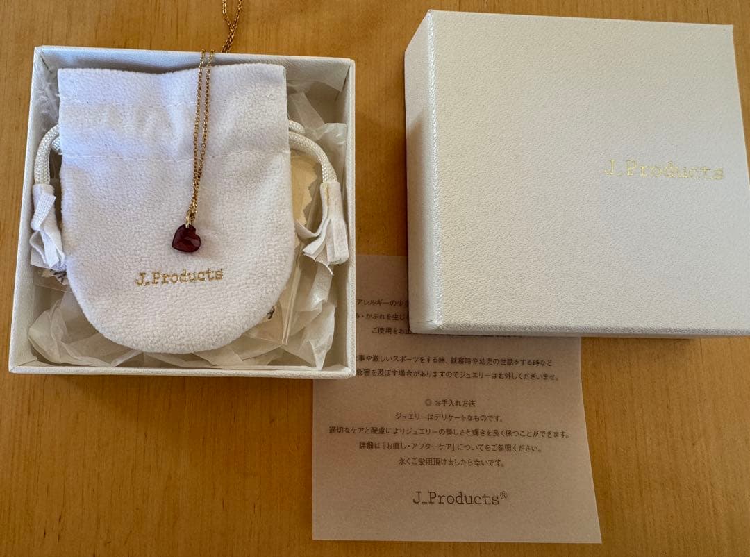 JProducts k18ガーネット ネックレス