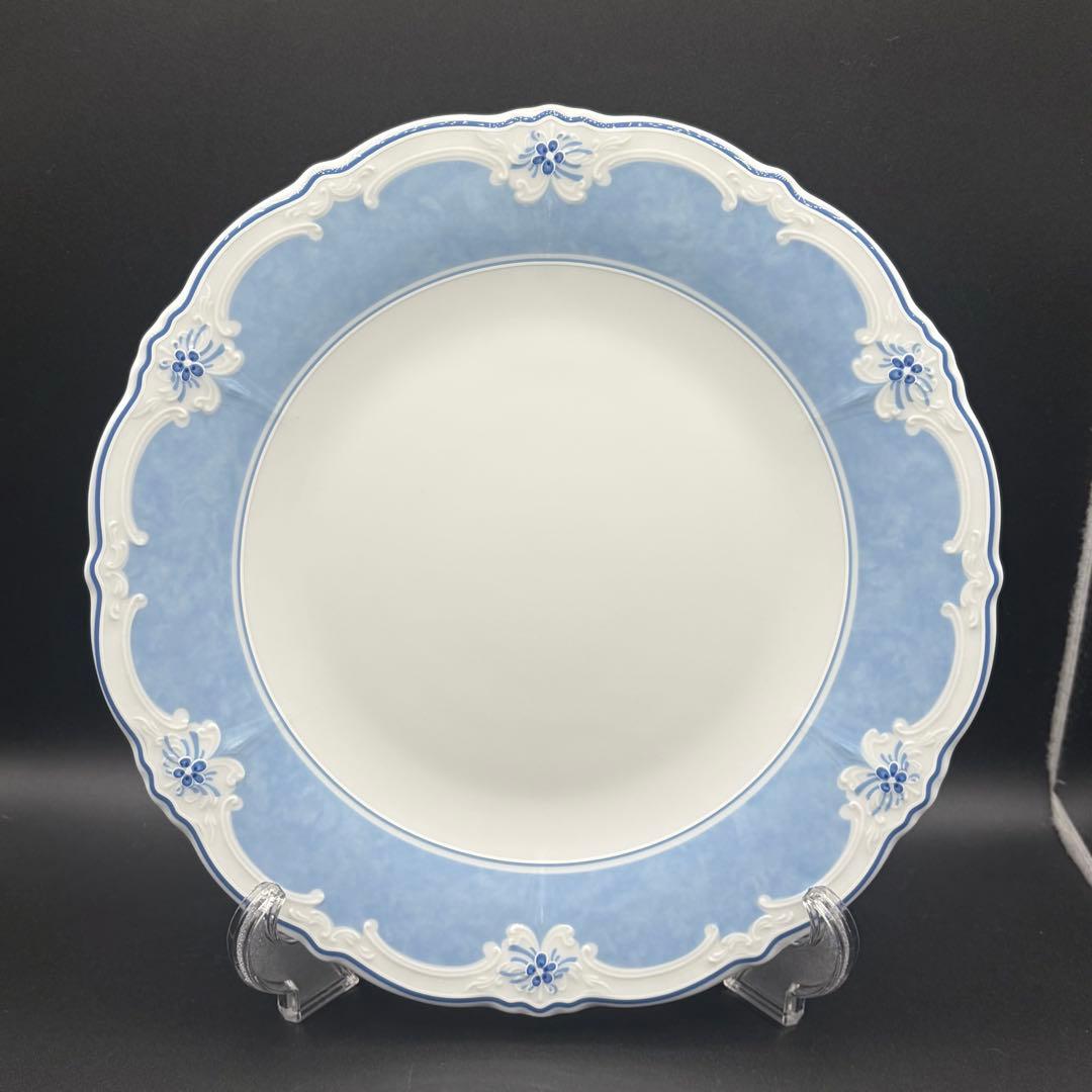 フッチェンロイター エステール・ブルー 26㎝ プレート 3枚セット