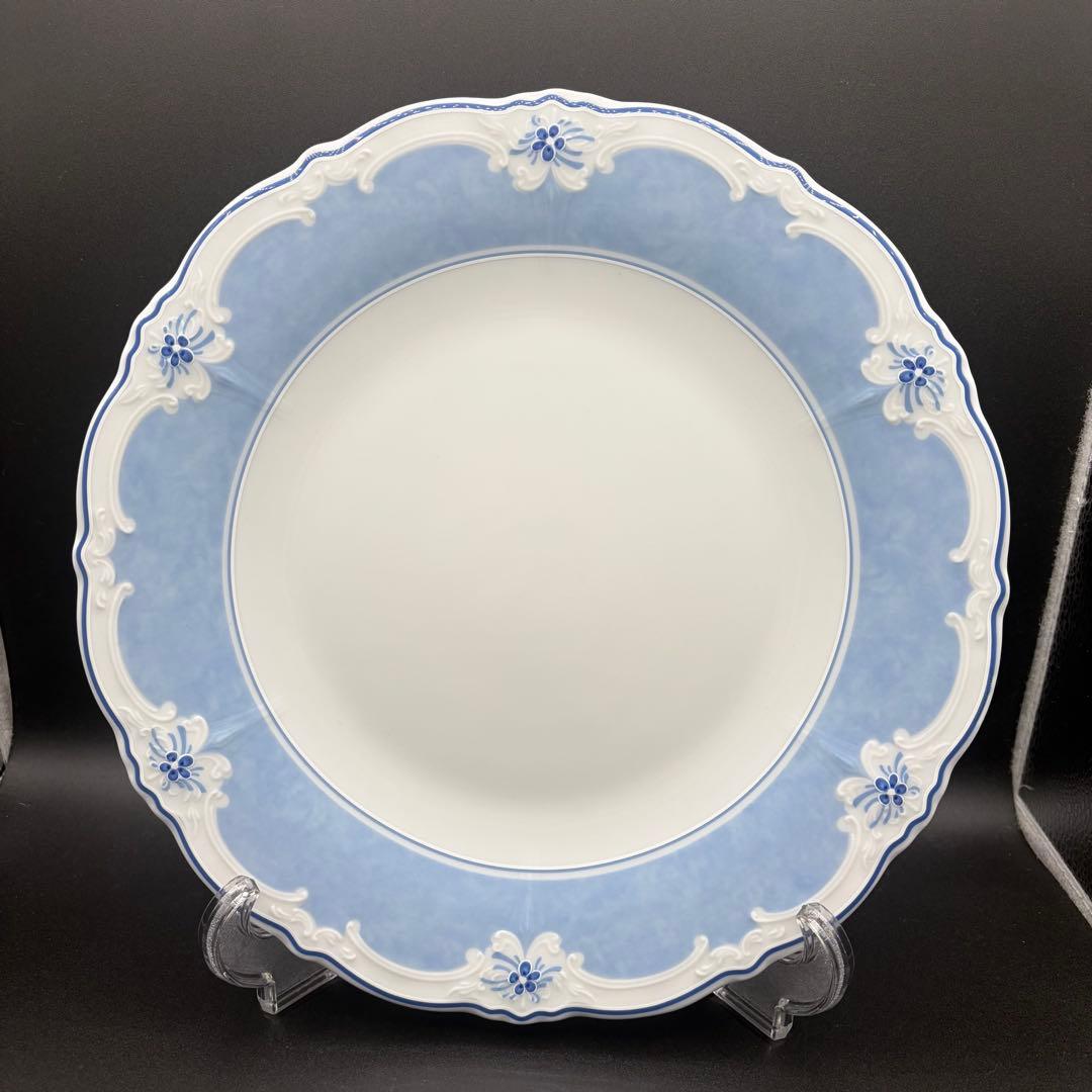 フッチェンロイター エステール・ブルー 26㎝ プレート 3枚セット