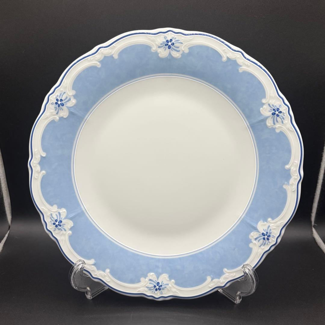 フッチェンロイター エステール・ブルー 26㎝ プレート 3枚セット