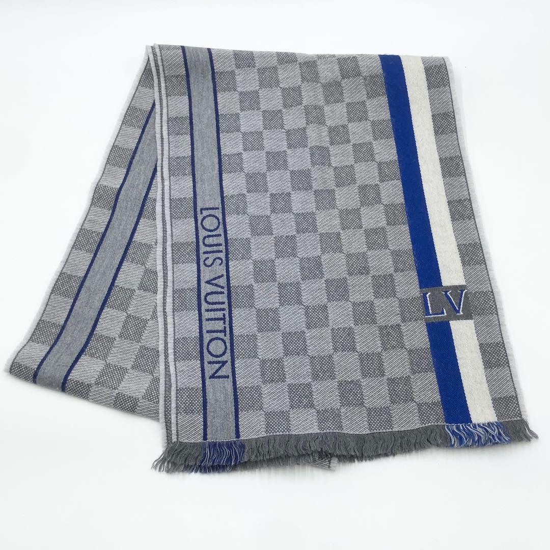 ルイヴィトン　マフラー　エシャルプ　メサジェ　ダミエ　m70338