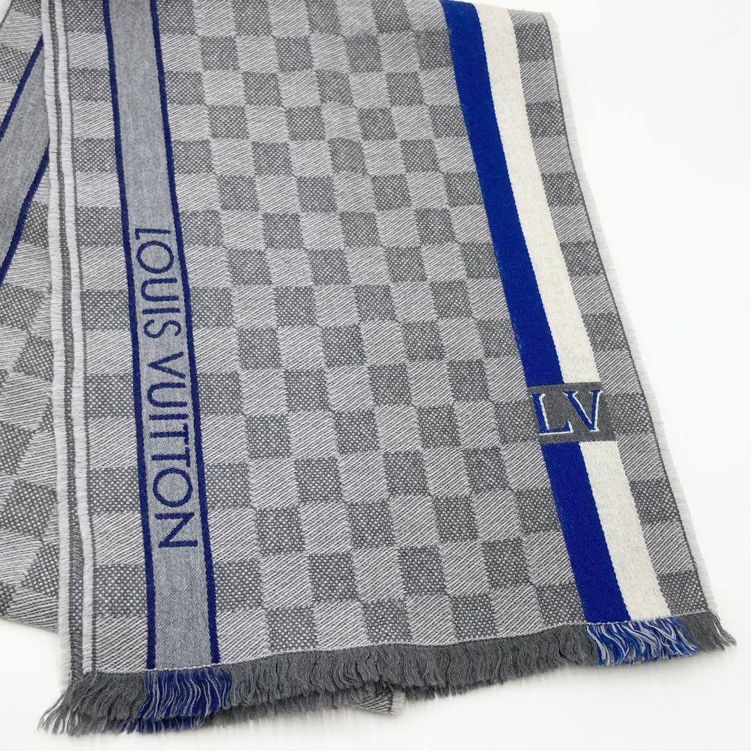 ルイヴィトン　マフラー　エシャルプ　メサジェ　ダミエ　m70338