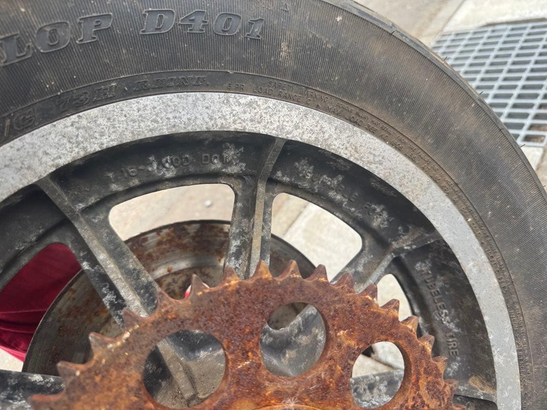 ハーレーダビットソン　純正9本キャストホイール