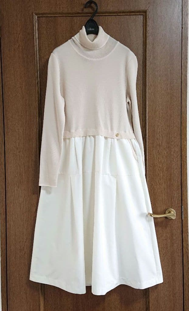 あやjolie mignon ジョリーミニョン タートルドッキングワンピ