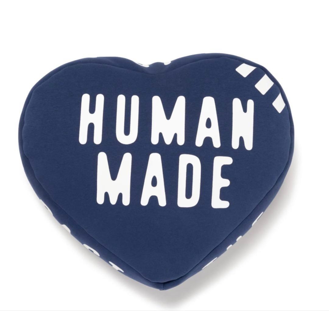 HUMAN MADE HEART BEADS CUSHION ネイビー新品未開封