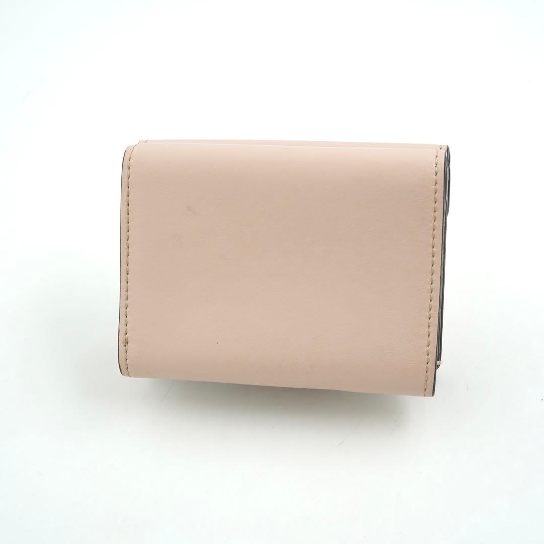 ✨未使用に近い✨　FENDI ミニ財布　エフイズ　Fロゴ　三つ折り　ピンク