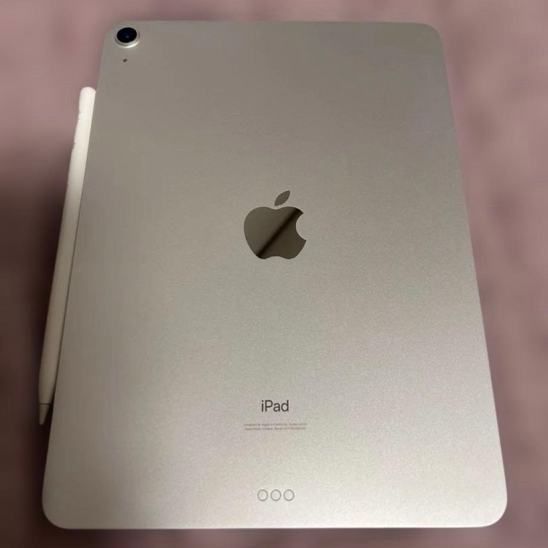 ipad air 4 64GB シルバー　apple pencil
