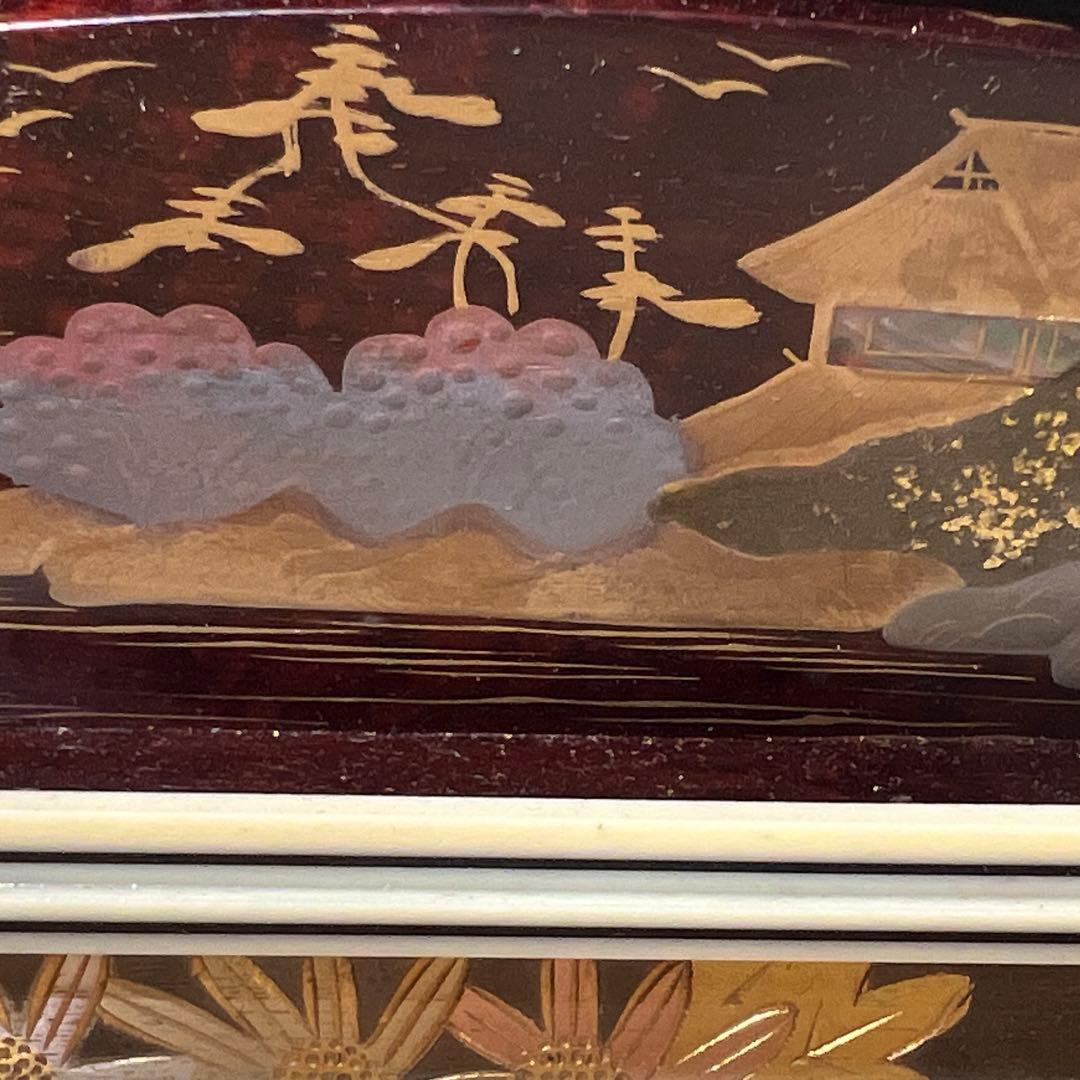 在銘　金蒔絵　綾杉　琴　ケース付　全長約183㎝　東な7-1207☆2F