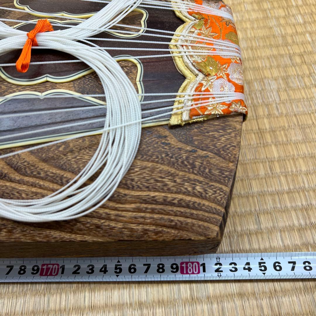 在銘　金蒔絵　綾杉　琴　ケース付　全長約183㎝　東な7-1207☆2F