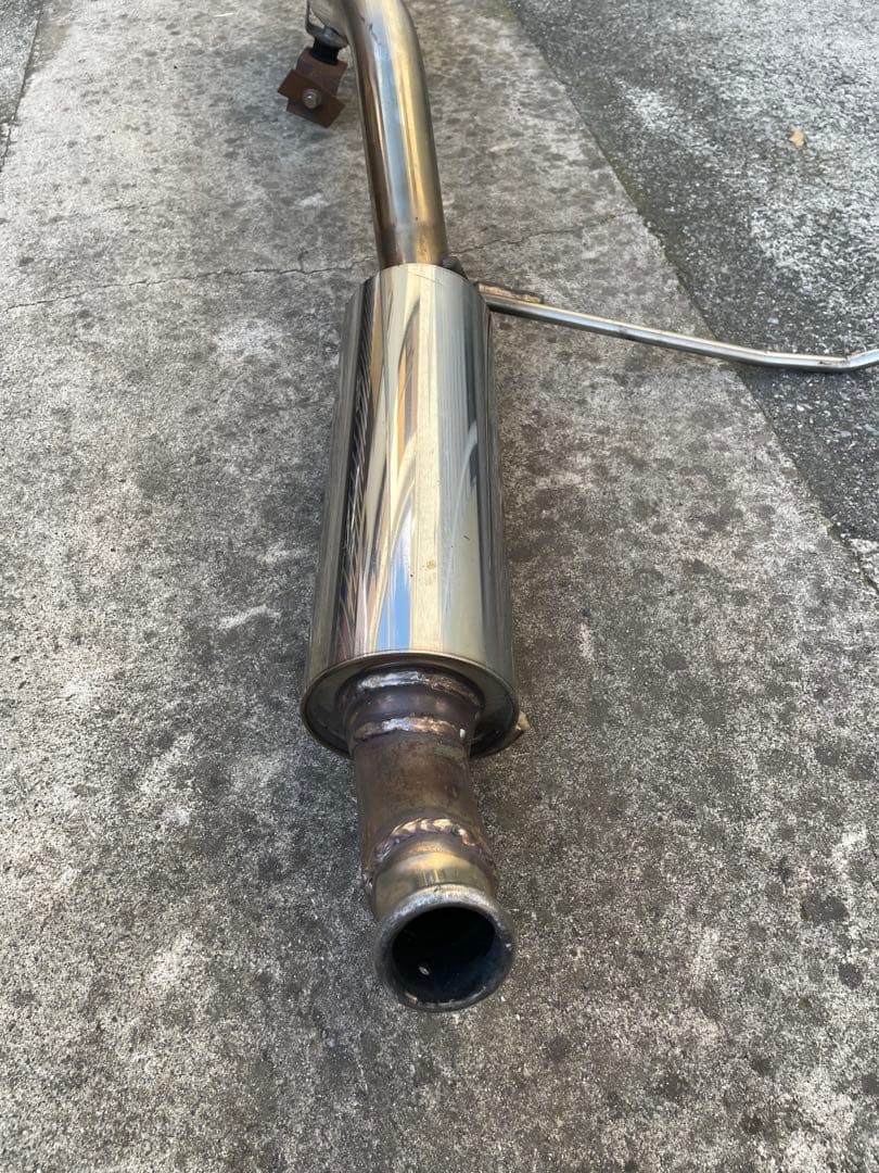 HE 22Sラパン用オールステンストレートセンター出しマフラー