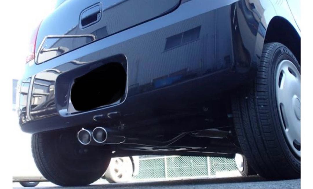 HE 22Sラパン用オールステンストレートセンター出しマフラー