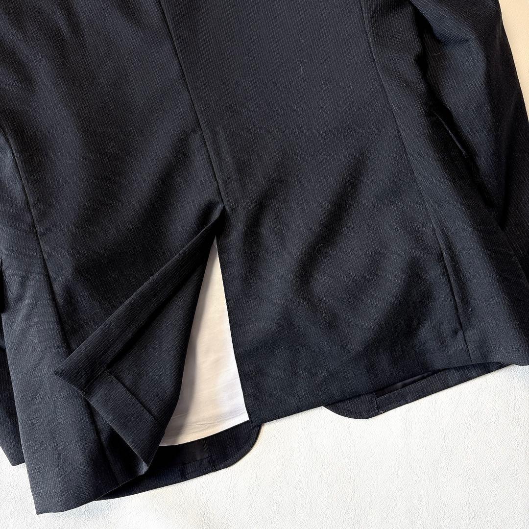 美品 ジェイプレス 男の子160 フォーマルスーツ3点セット 刺繍 ストライプ