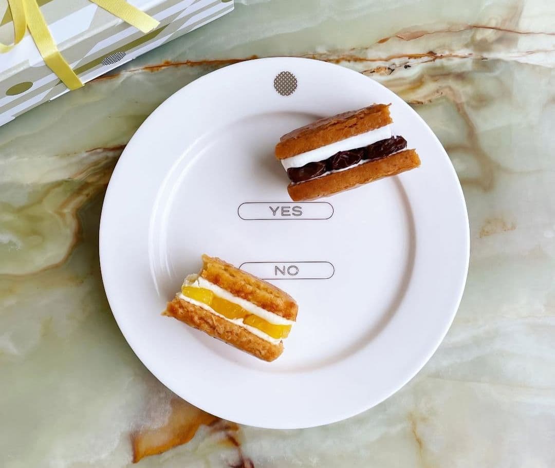 ノーレーズンサンドイッチ プレート