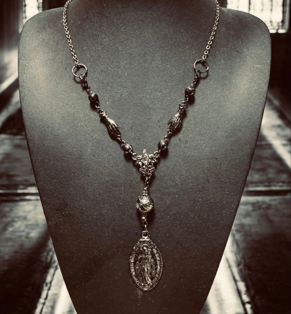 ★1点物★ジャンポールゴルチエ★マリアメダイペンダントネックレス