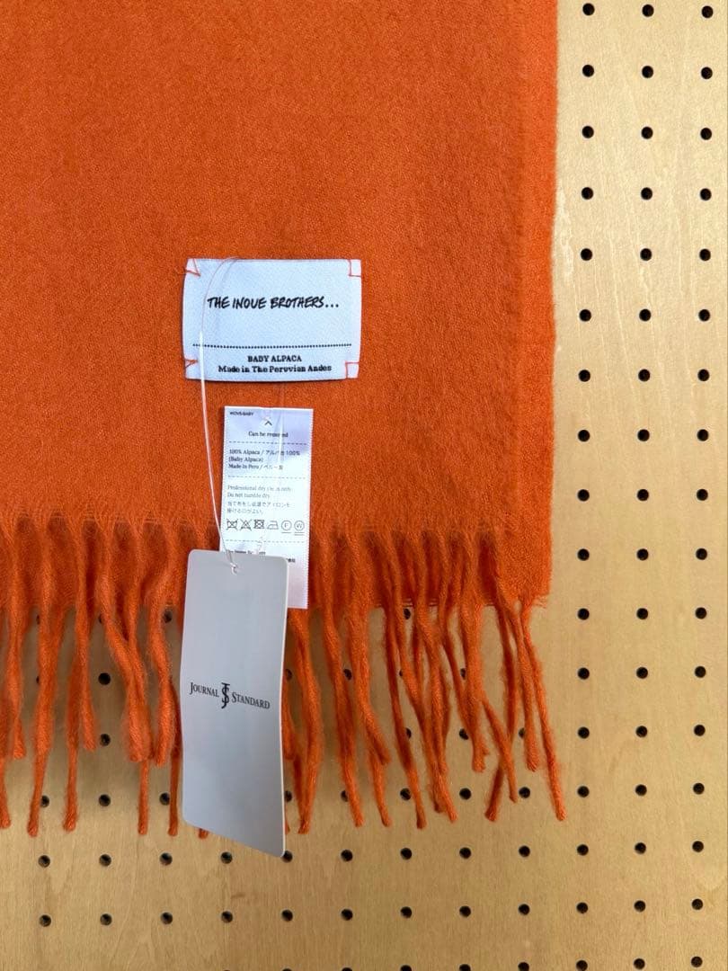 新品THE INOUE BROTHERS イノウエブラザーズ　アルパカマフラー