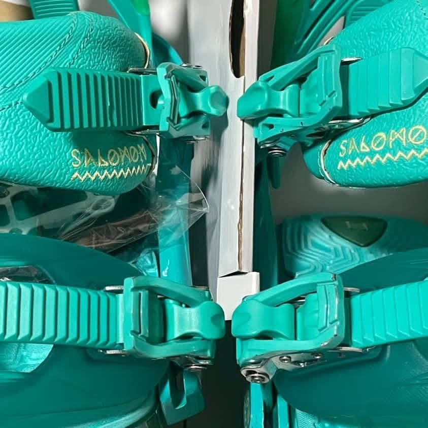 SALOMON スノボ ビンディング サイズS グリーン