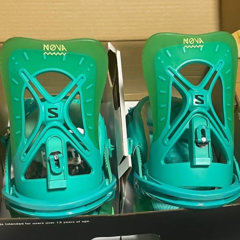 SALOMON スノボ ビンディング サイズS グリーン