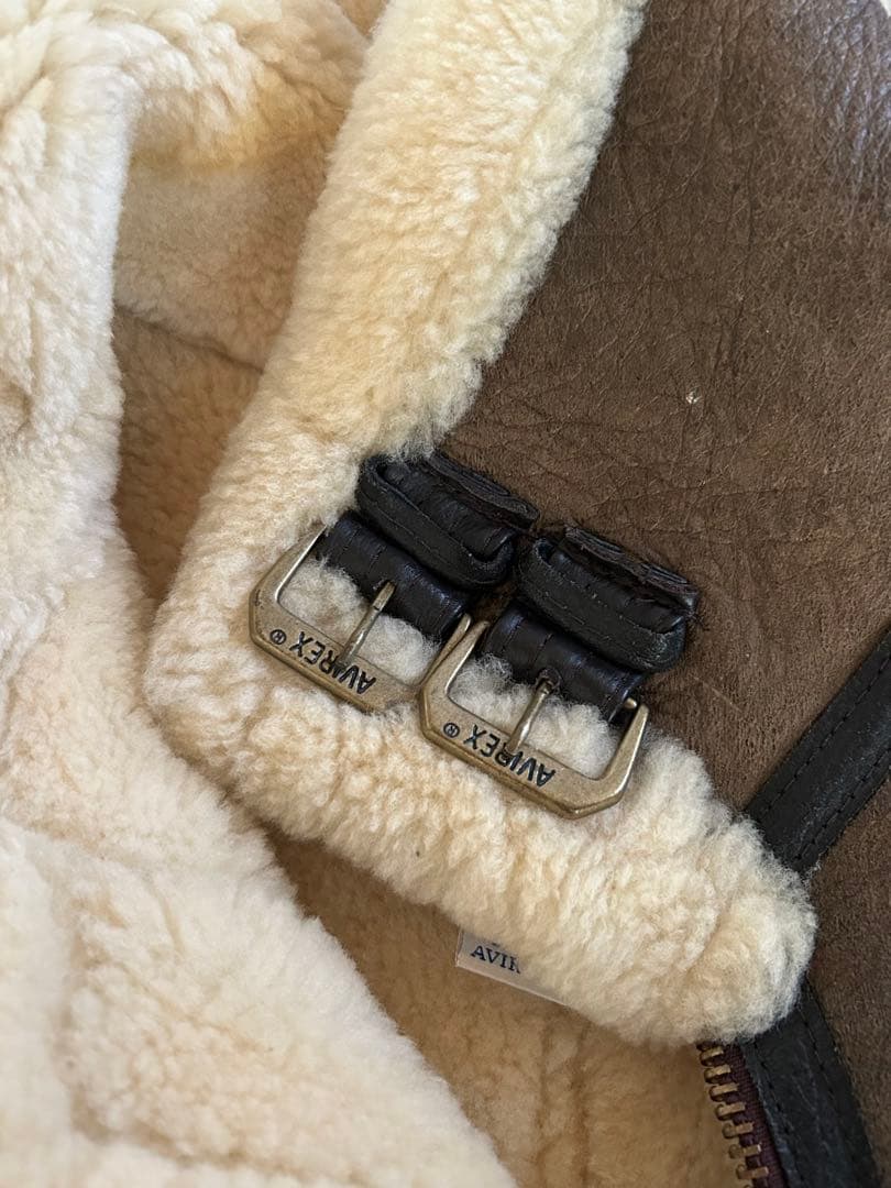 AVIREX B-3 ムートンフライトジャケット 38