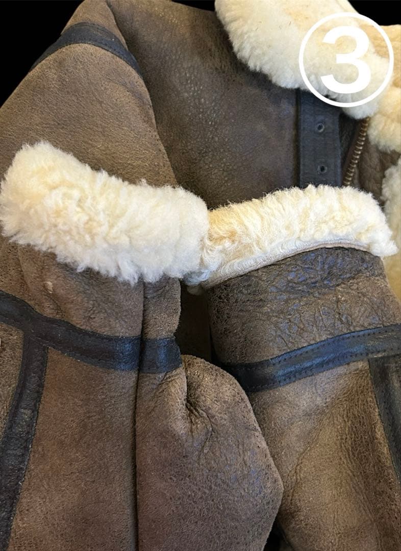 AVIREX B-3 ムートンフライトジャケット 38