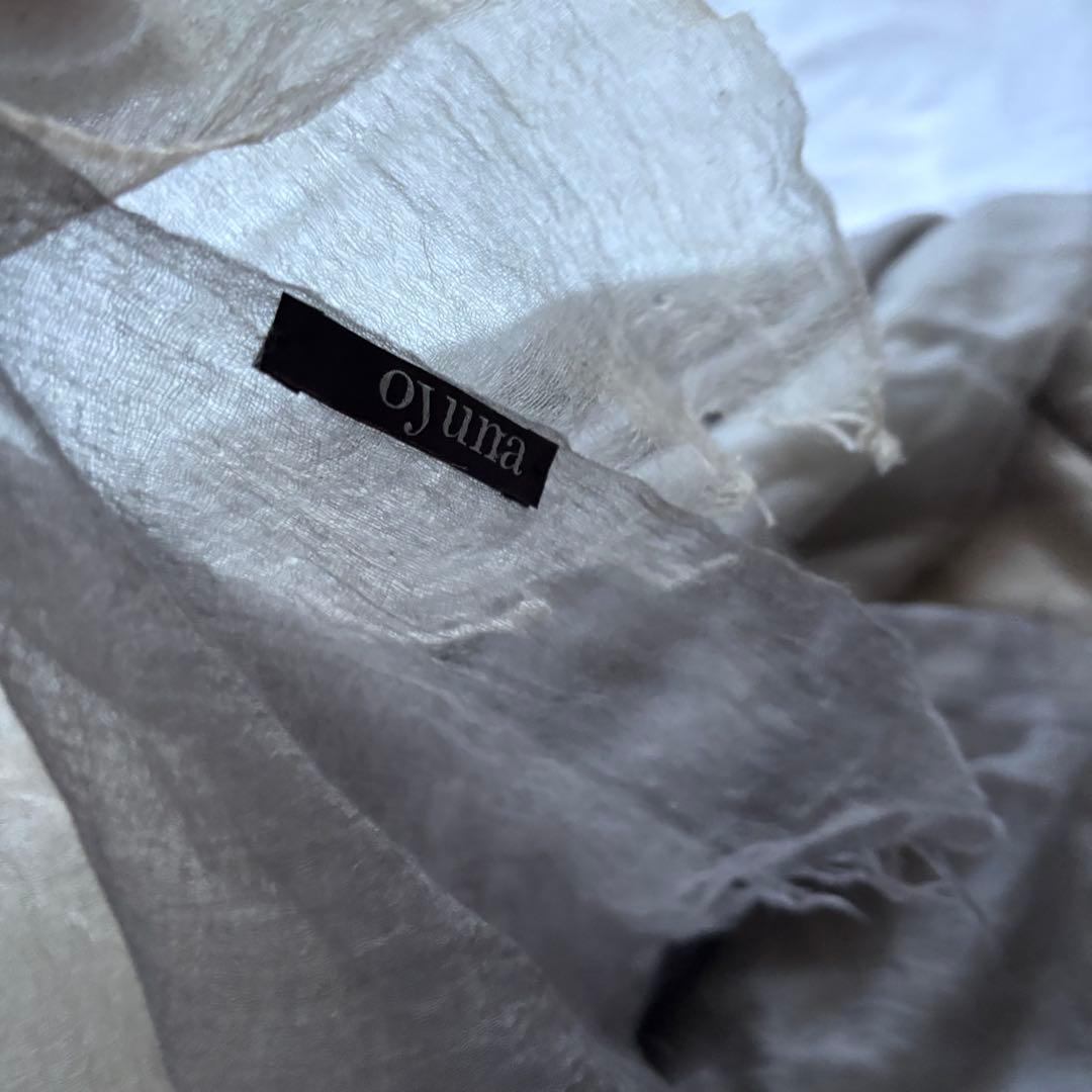 Oyuna カシミヤ100 ストール マフラー 超大判　薄手　グラデーション